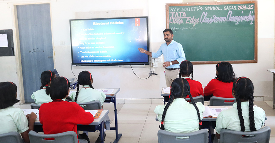 KLE school gadag Digital Classroom