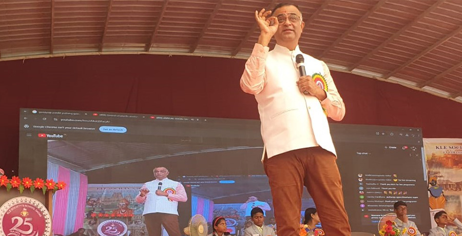 Chief Guest Dr. Gururaj Patil, Motivational Trainer & Counsellor, Hubballi