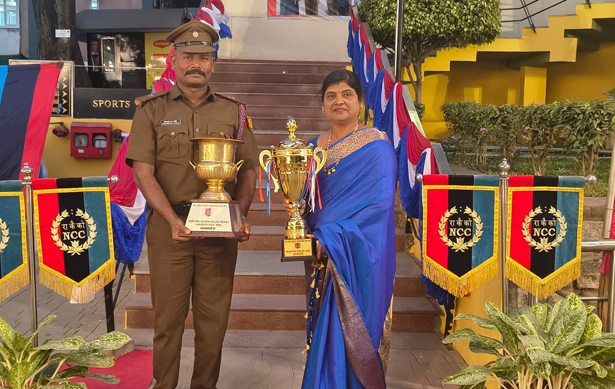 KLE Society’s School, Gadag – NCC Cadets Achieve First Place in JD–JW Category